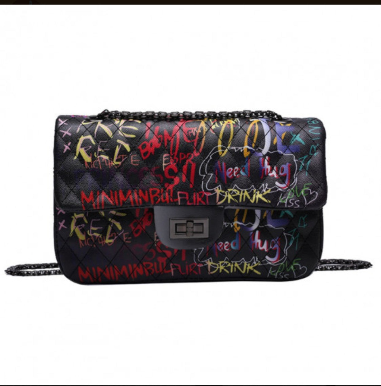 Graffiti You Crossbody Handbag